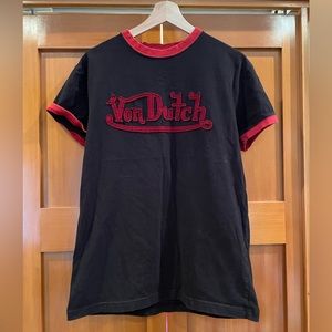 vintage von dutch ringer tee